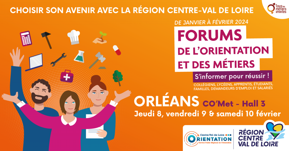 Forum de l'Orientation et des métiers d'Orléans 2024