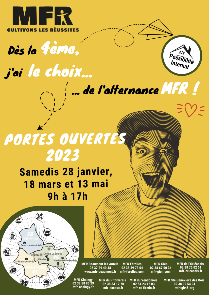 Portes Ouvertes - MFR du Val de Loire 2023