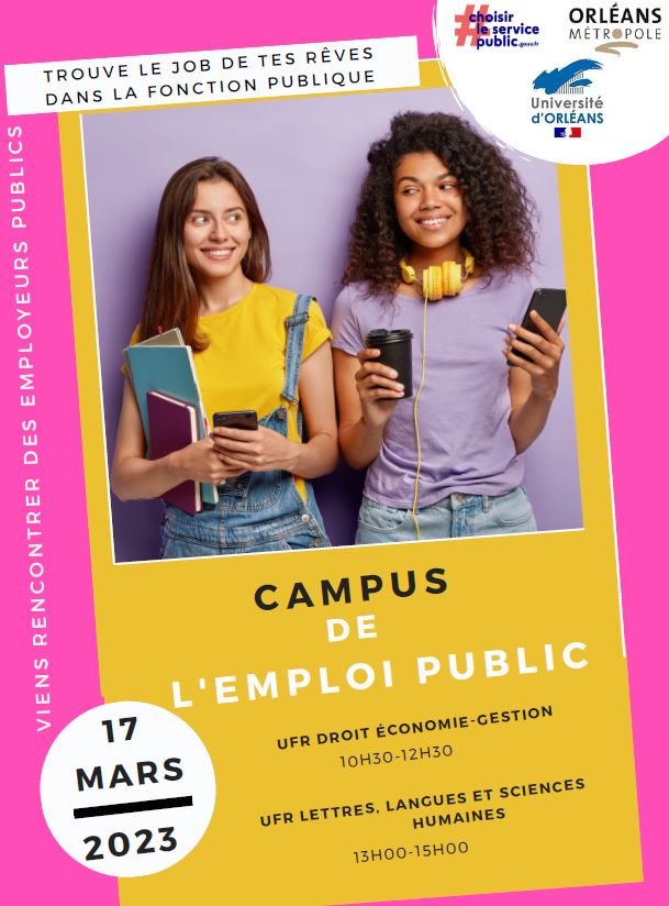 Campus Emploi public Orléans 2023