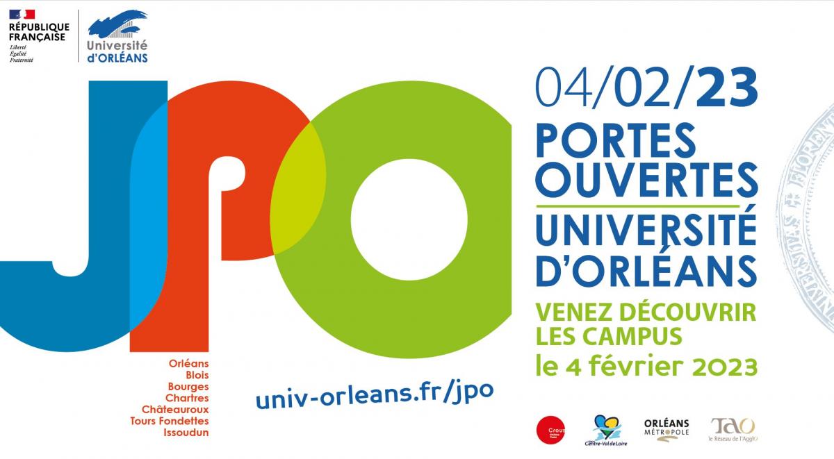 Portes Ouvertes Université d'Orléans 2023