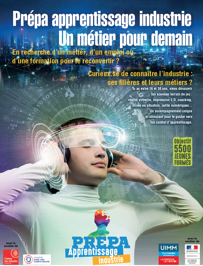 Prépa apprentissage industrie 2023