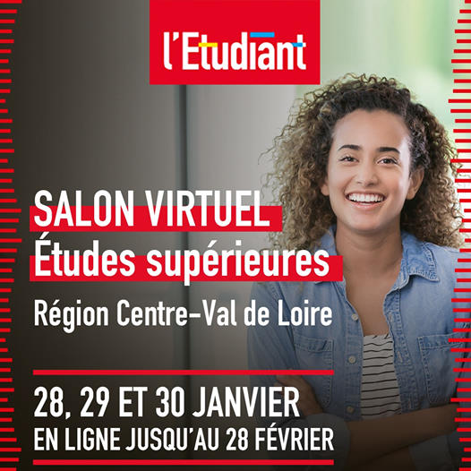Salon virtuel des études supérieures – Région Centre Val de Loire 