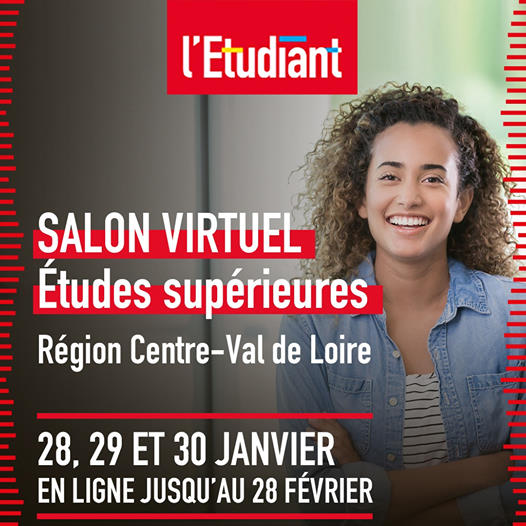 Salon virtuel des études supérieures – Région Centre Val de Loire